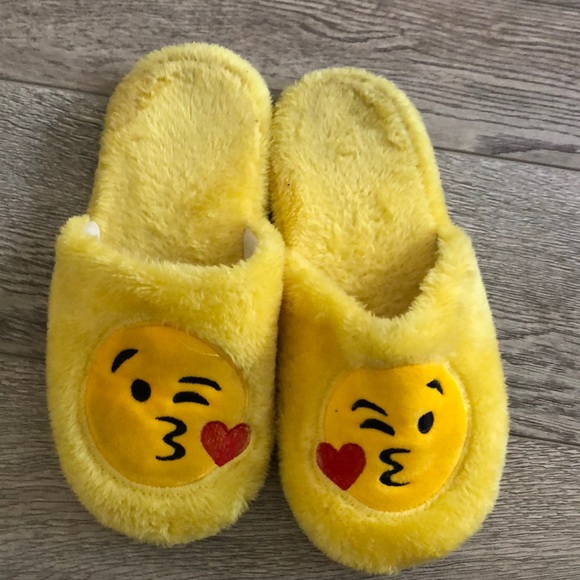 Shoes Kiss Emoji House Slippers Poshmark
